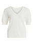 Preview: VICHASSA V-NECK PUFF S/S KNIT TOP-NOOS