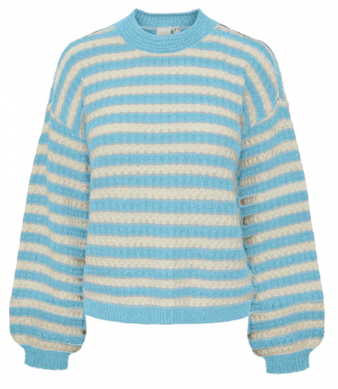 YASBLUES LS KNIT PULLOVER NEW S.